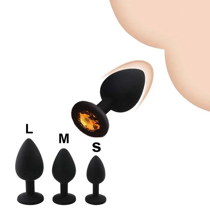 سدادة شرجية من السيليكون برأس مستدير - مدلك البروستاتا للرجال ومدرب شرجي للنساء، لعبة العافية الجنسية للجنسين للأزواج