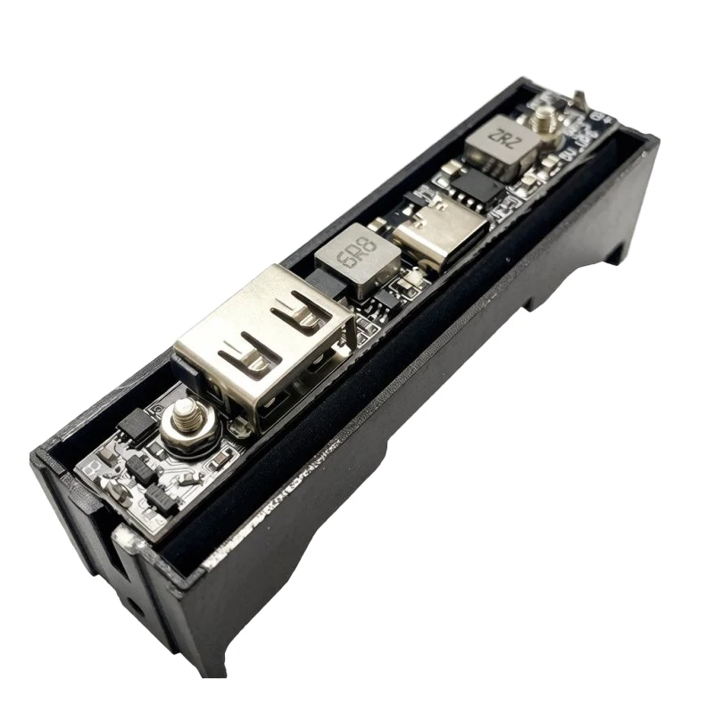 5V UPS Lithium Battery Boost Charging Module Type-C USB Charge Discharge Integrated Board For 3.7V Li-ion Cell