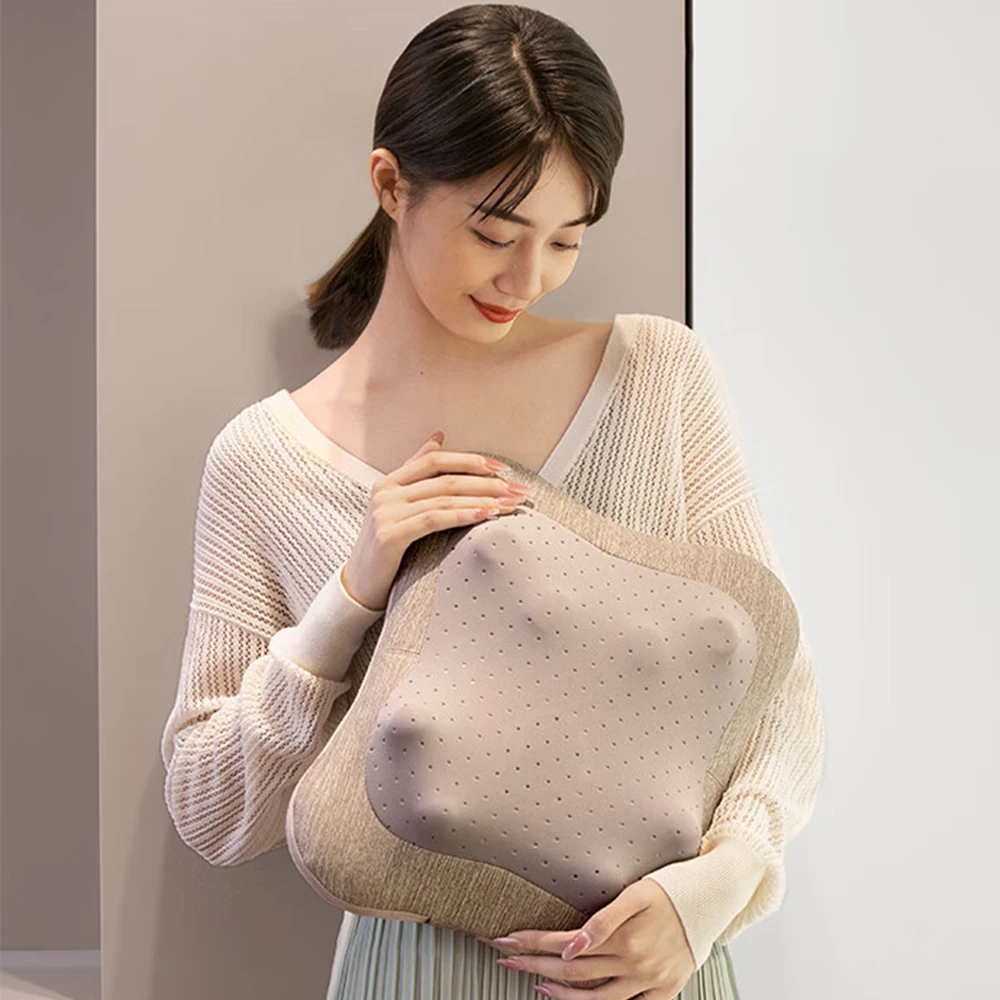 Multi Functional Waist Massager Neck and Back Kneading Massager Relaxation Hot Compress Relieve Muscle Tiredness Gift