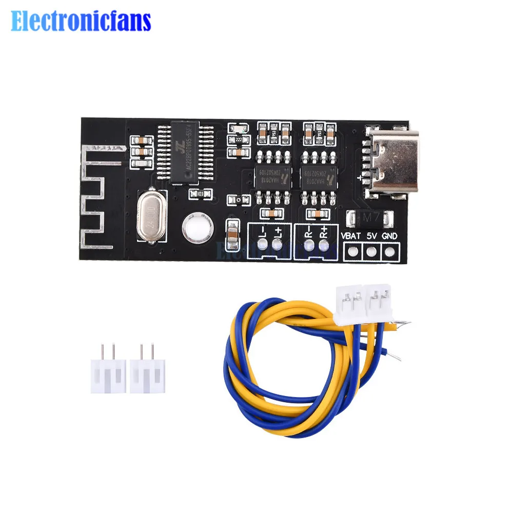 MH-MX38 typu C bezprzewodowa Bluetooth MP3 moduł odbiornika Audio MH-MX8 MH-MX28 bezstratnej płyta dekodera zestaw 5W + 5W wzmacniacz