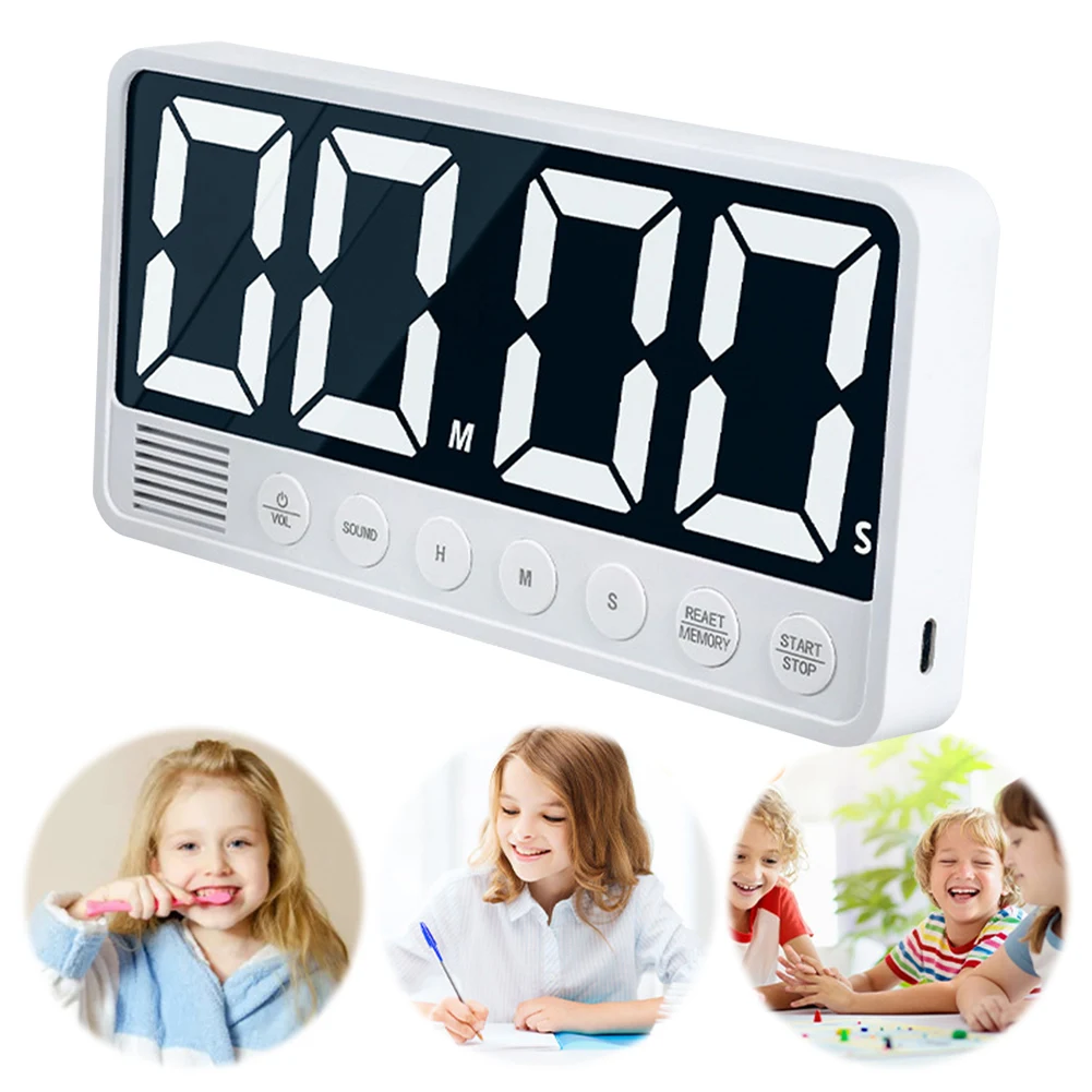 

Кухонный таймер, USB перезаряжаемый цифровой таймер, многофункциональный таймер обратного отсчета/вниз, таймер для приготовления пищи, кухонные аксессуары