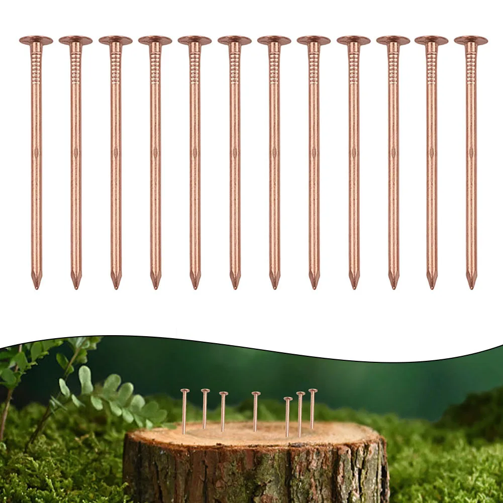 4 Inch Copper Nails For Tree Stump Killer For Root Removal Spikes Hardware Gardening Tool 4 Inch Copper Nails For
