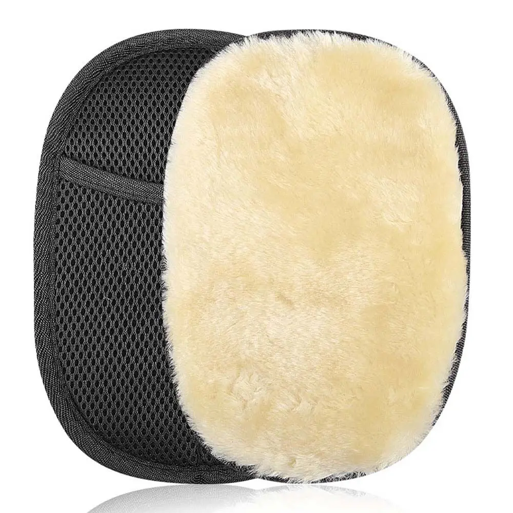 Shoes Cleaning Tool Polished Gloves Labor-saving Imitation Lamb Shoe Care Brush Wipe Shoe Care Handbag Leather Brushes