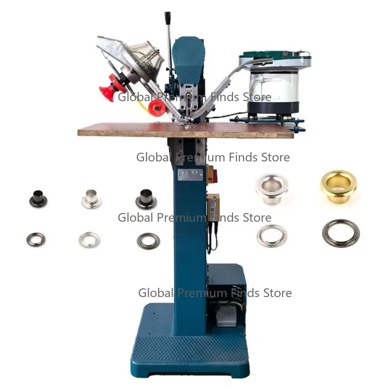 Factory High-Speed Fully Automatic Eyelet Press Machine | Industrial Metal Eyelet Punching Equipment