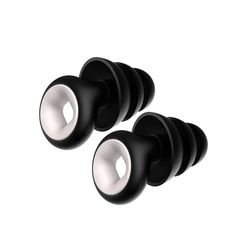Three-Layer Ear Cap Style Noise Isolation Earplugs for Hearing Protection, Motorcycle Earplug, Noise Canceling for Sleep