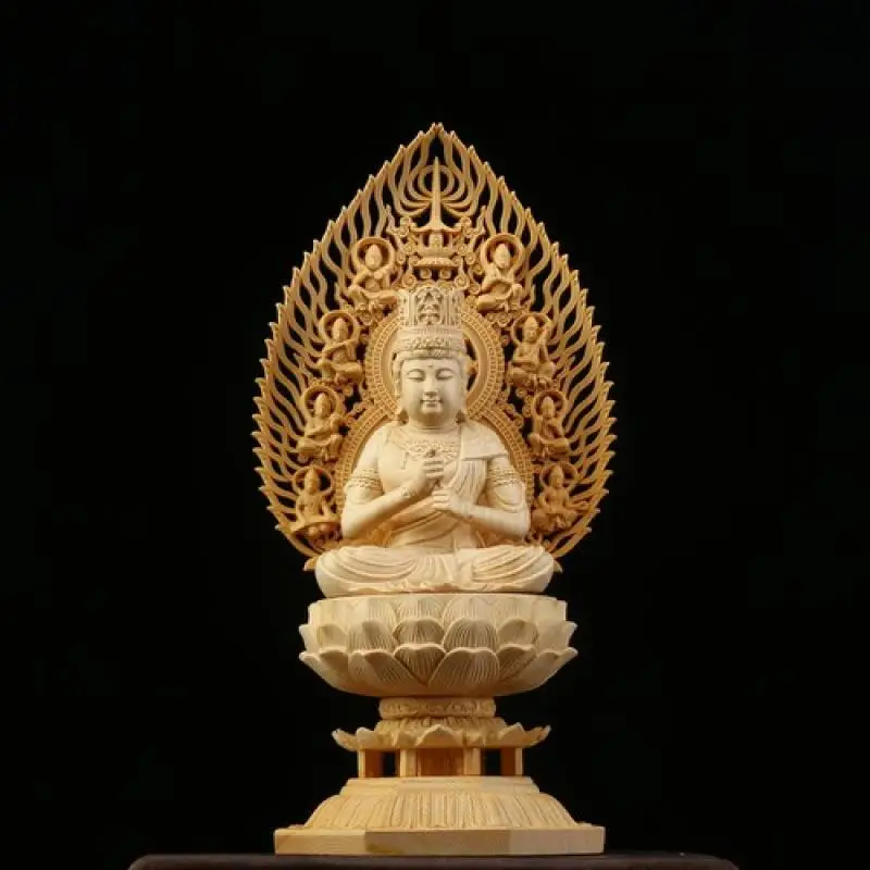 statua-di-buddha-intagliata-in-legno-massello-da-11-pollici-decorazione-del-soggiorno-guardiano-divinita