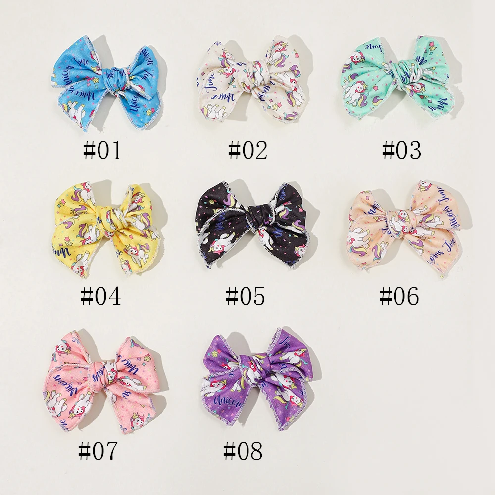 สาวหวาน Hairpins การ์ตูน Bowknot คลิปผมสําหรับเด็กทารก Handmade Bows Hairpin Barrettes Headwear เด็กอุปกรณ์เสริมผม