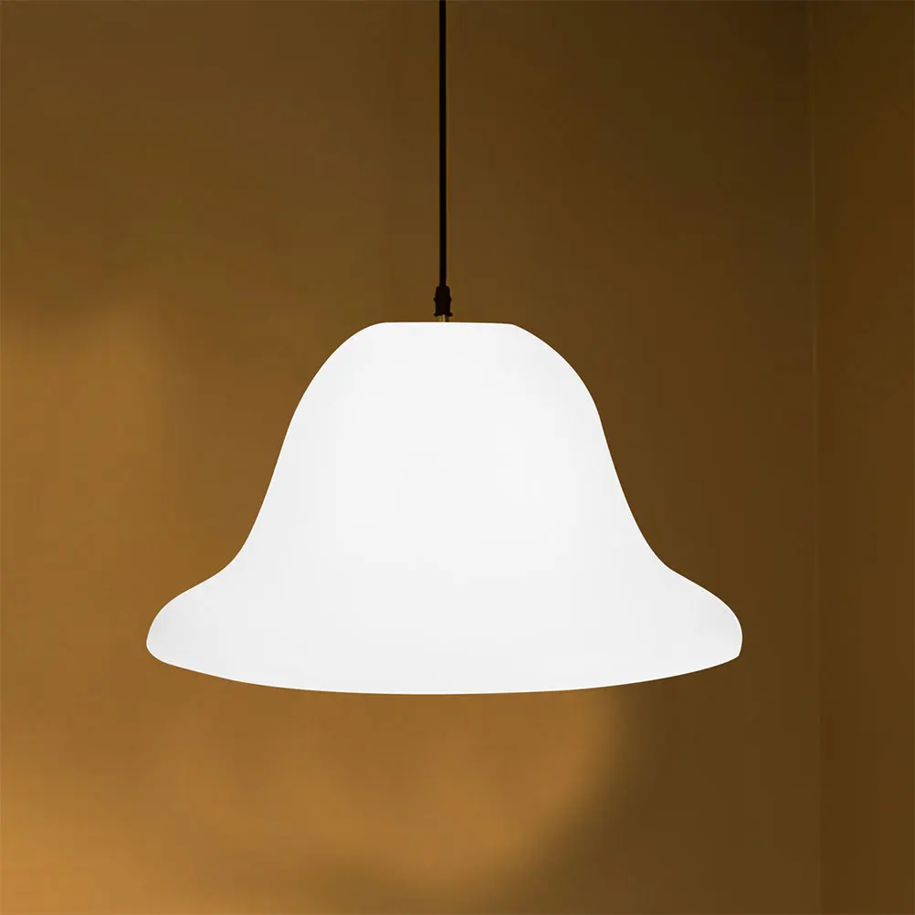 

6pcs Horseshoe Lampshade Plastic White Bowl Cover For Pendant Table Floor Light Multi Head Lighting Fixtures Lamp Shades Only