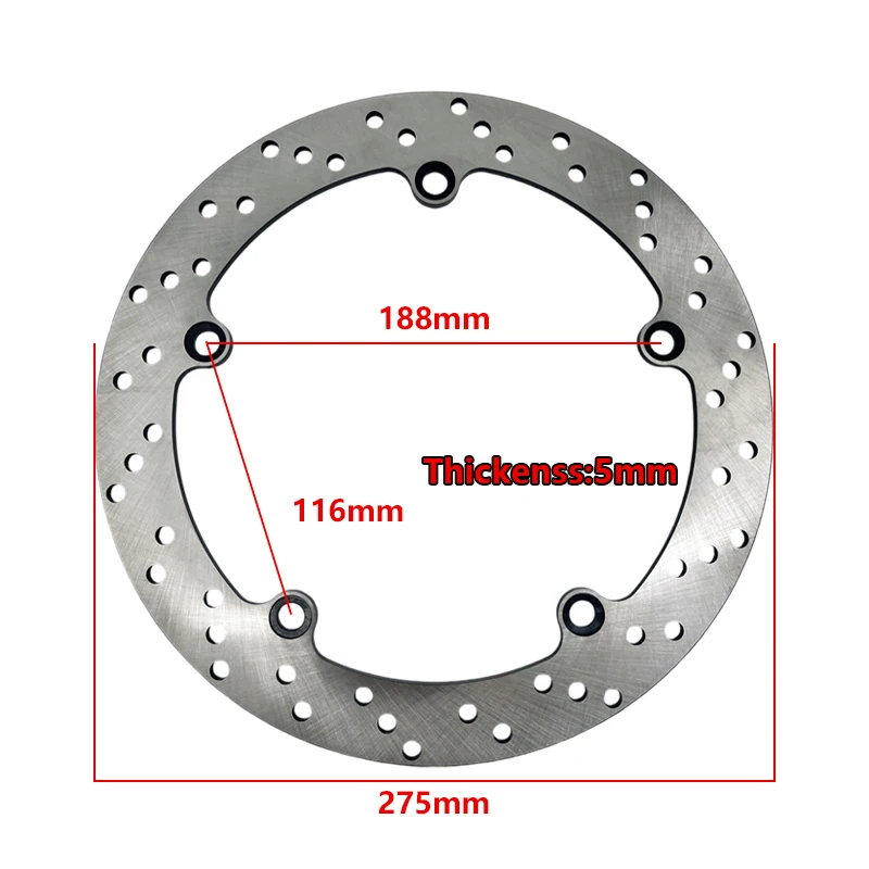 275mm Motorcycle Rear Brake Disc Rotor For BMW R850GS R850R R850RT R1100R R1100S R1100RT R1100GS R1150GS R1150RS R1150RT R1150R