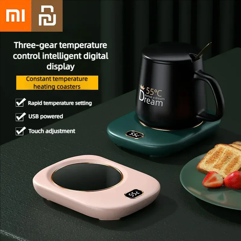 Xiaomi Youpin Mug Warmer Electric Cup Heater USB Coffee Milk Heating Pad Thermostatic Coasters For Home Office Desk Cup Warmer