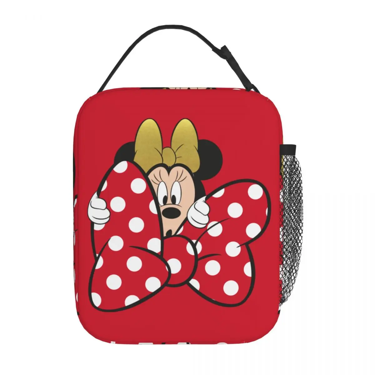 Mickey Minnie Insulated Lunch Bag Thermal Lunch Container High Capacity Tote Lunch Box Food Storage Bags Work Outdoor