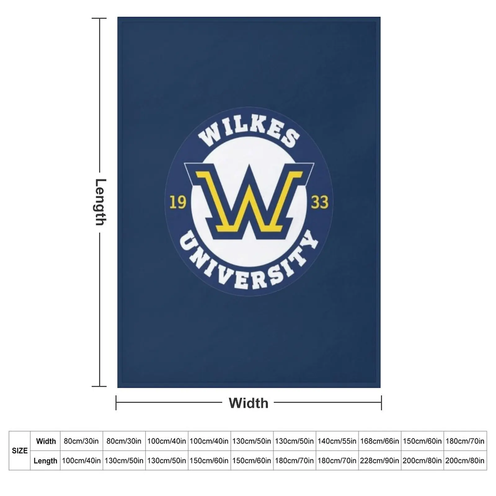 Wilkes university Throw Blanket Decorative Sofa Hairys Shaggy Blankets