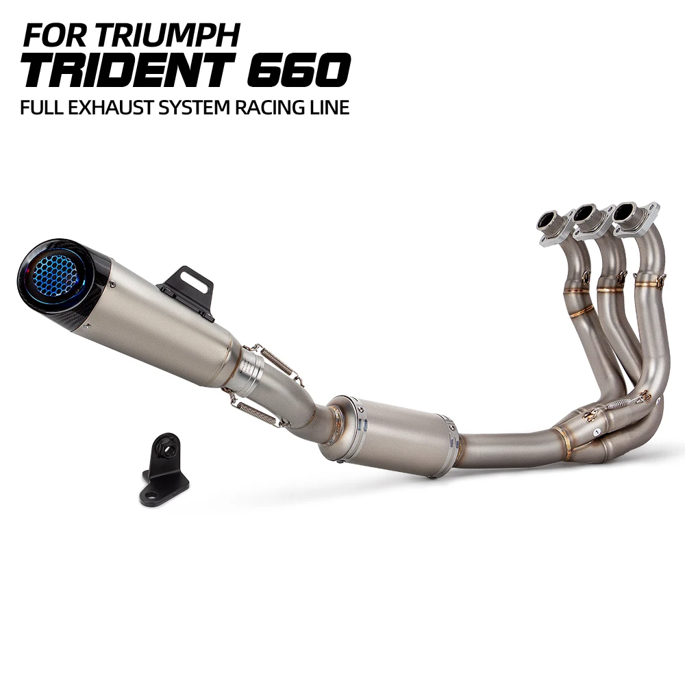 Tiger Sport Exhaust System For Triumph Trident 660 Daytona 660 Tiger660 2021-2026 Motorcycle Escape Pipe Headers Tube Muffler