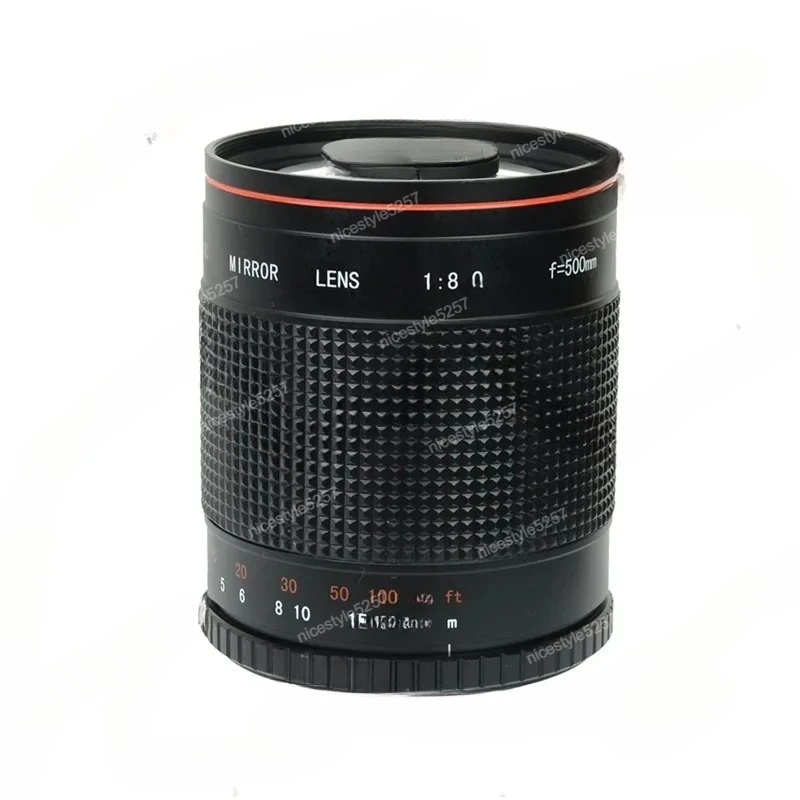 500Mm F8 F7.5 reflection lens, super telephoto fixed focus lens