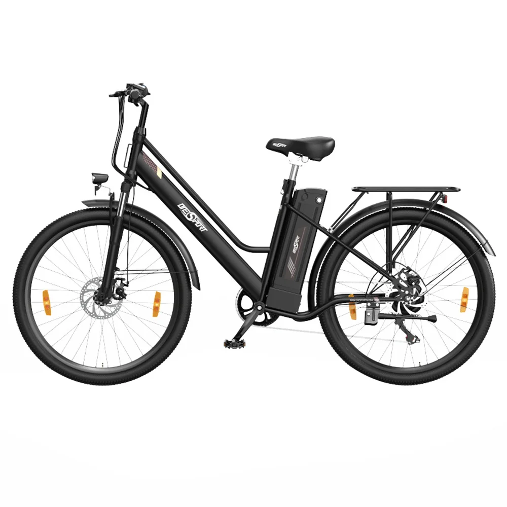 ONESPORT OT18-3 City Electric Bike, 26*2.35 inch Tires, 250W Motor, 36V 14.4Ah Battery, 100km Max Range, 25km/h Max Speed