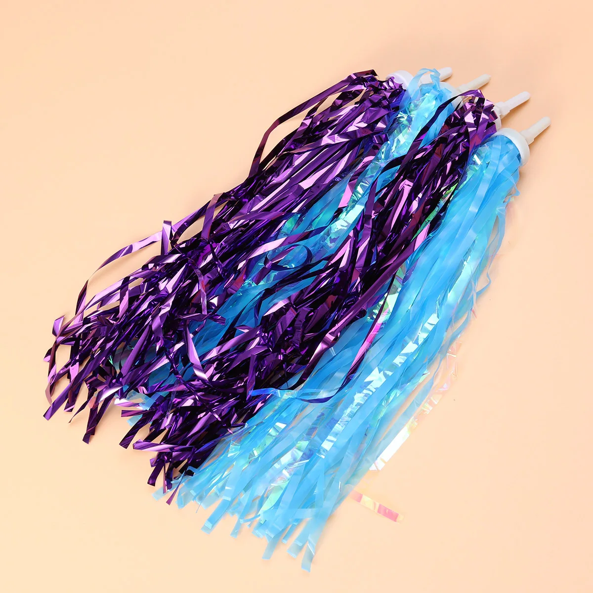 

2 Pairs Handlebar Streamers Bike Decoration Kids Sparkly Streamers Stroller Ribbons Children Accessories Premium Material