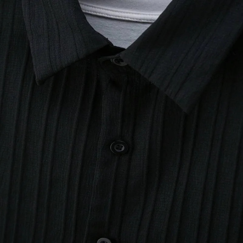 2026 Sommer Neuheit Herren 2-teiliges Set Kurzarmhemd & Shorts – Leicht, Atmungsaktiv, Lässig, Streetwear, Trendig für Alltag & Urlaub – Detail 8