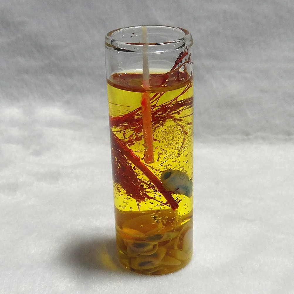

Ocean Seashell Romantic Smokeless Gel For Wedding Party Home Decor Glass Candles Sea Theme Decoration