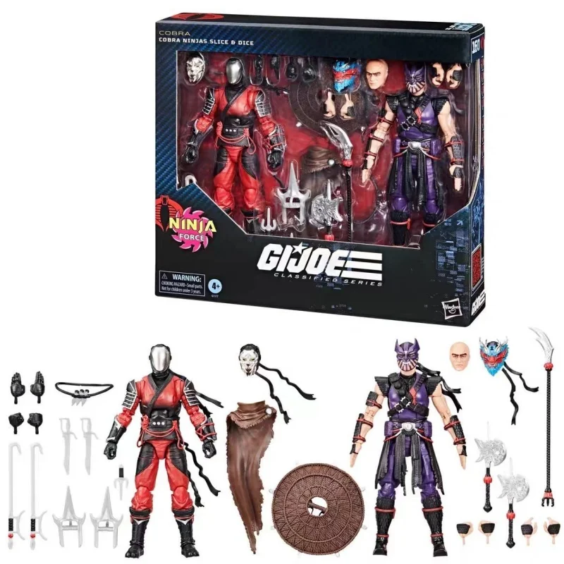

В наличии G.I. Joe GI Joe Classified Series 6 "160 Ninja Force Cobra Ninjas Slice & Dice 2 шт. Фигурка Модель Игрушка Хобби Подарок