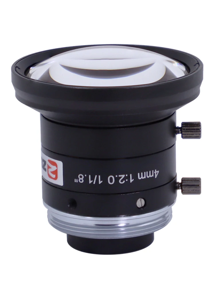 

Machine vision lens: 5 million pixel 4mm industrial lens, 1/1.8" wide angle C-mount low distortion lens