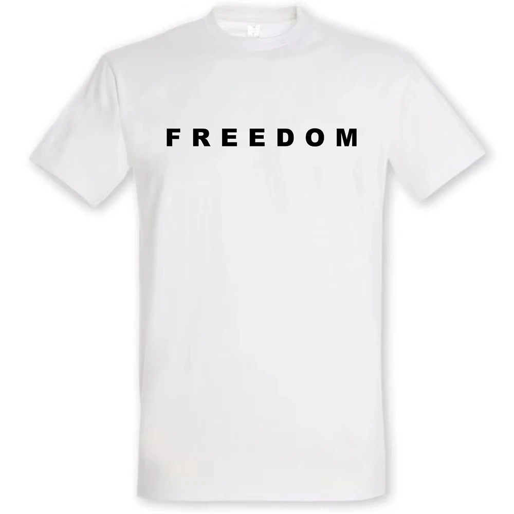 Nouveau T-shirt Freedom Charlie Kirk 2026 en coton, coupe ample, décontracté, pour femme/homme, streetwear, mode américaine