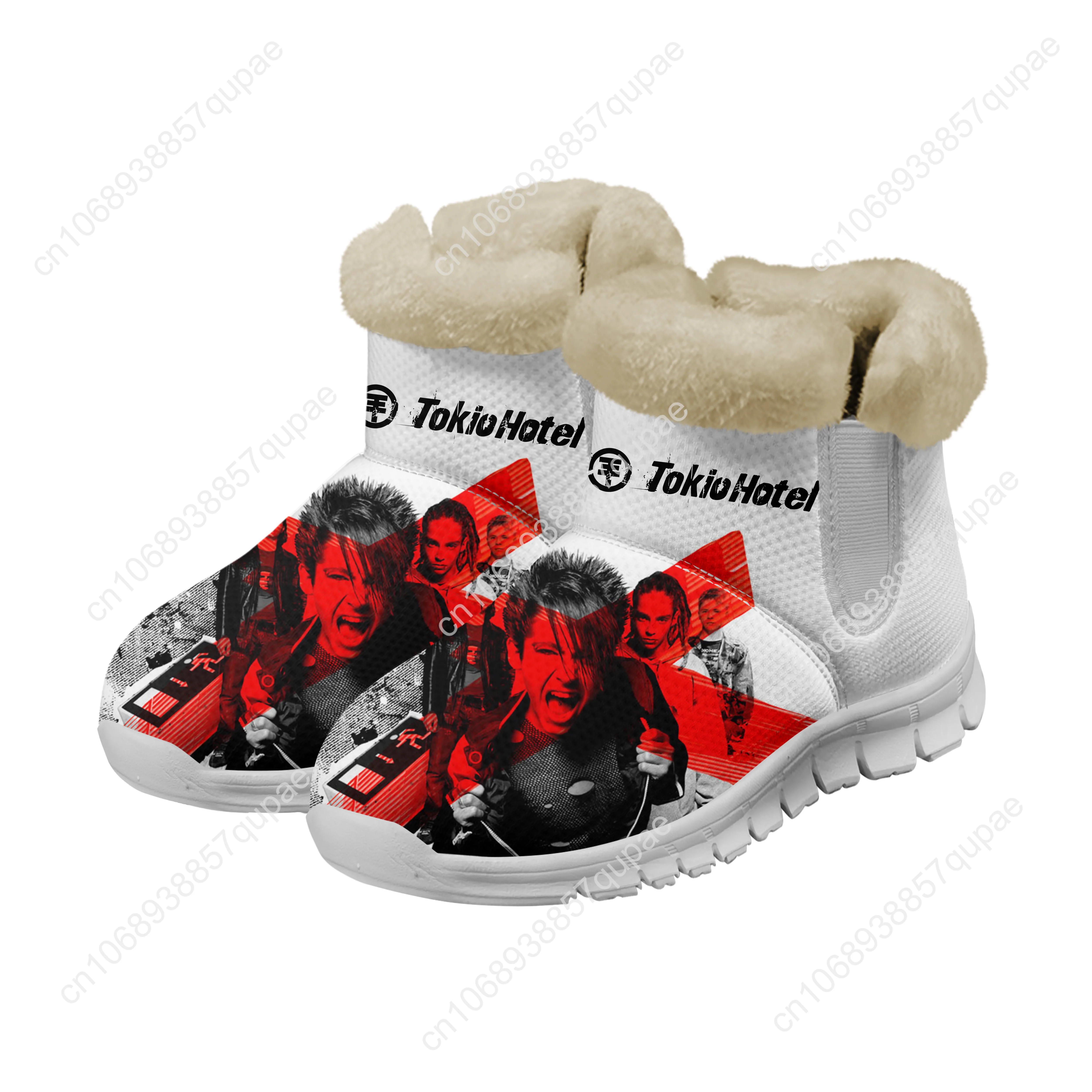 Tokio Hotel Snow Boots Germany Rock Band  Mens Womens Teenager Shoes Keep Warm High Quality Casual Lightweight Custom Sneakers