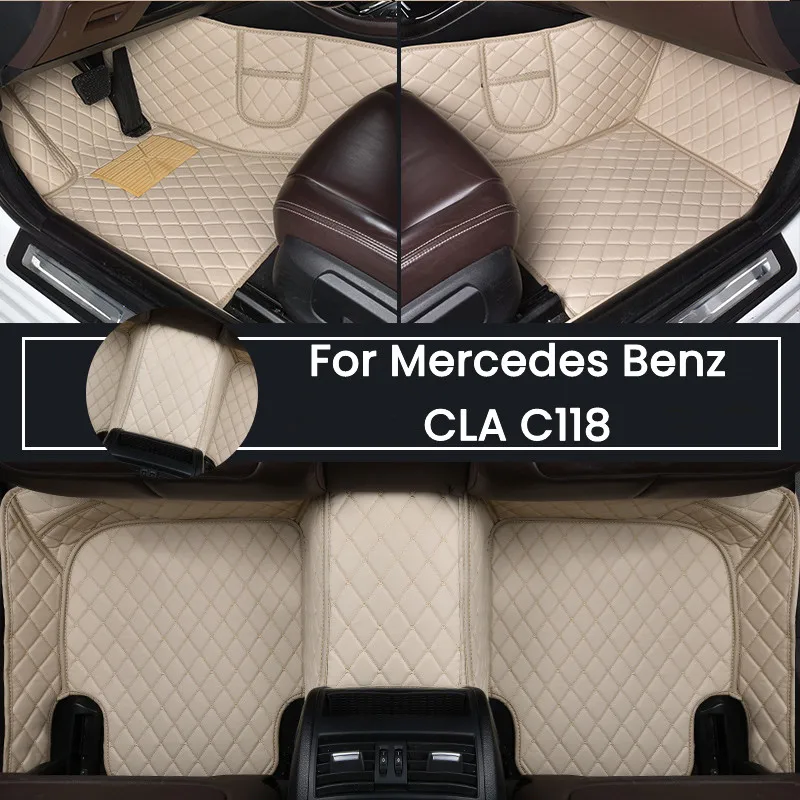 

Car Mats Full Set For Mercedes Benz CLA C118 2020~2022 Anti-dirt Pad Car Floor Mats Waterproof Floor Mat Carpet Car Accessories