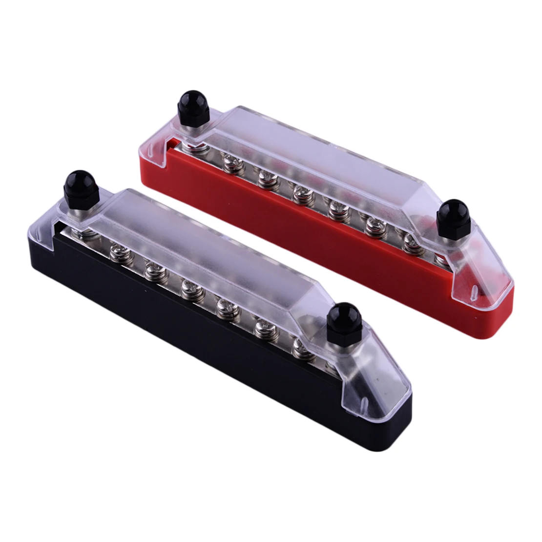 150A 14 Way Red & Black Car Boat Marine Power Distribution Terminal Block Bus Bar