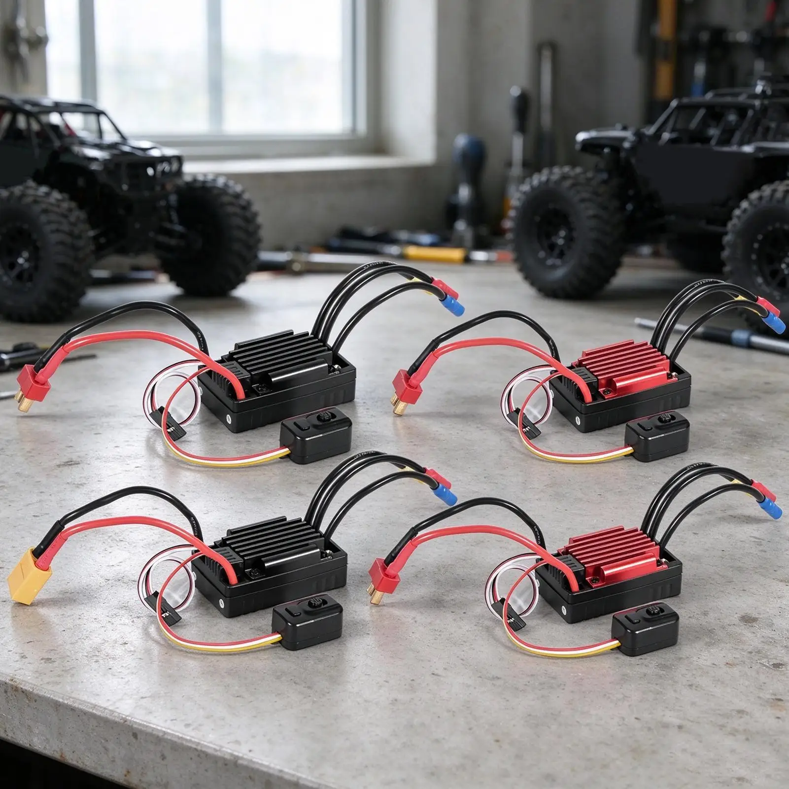 RC Cars Brushless Motor Universal Sensorless Waterproof Controller Vehicles Voltage Regulator For Electronic Fault Repair Check