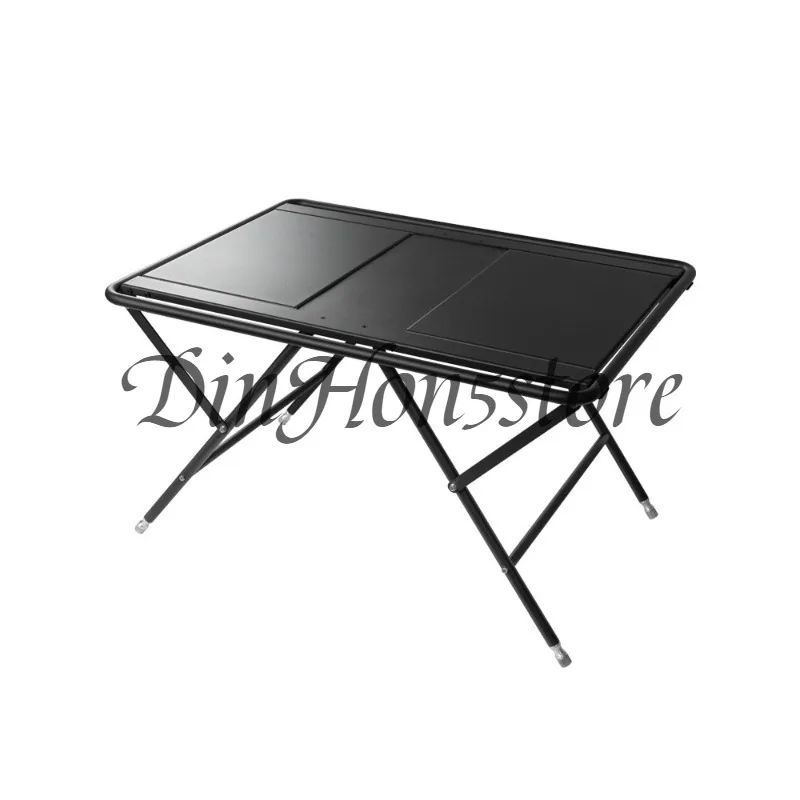 Outdoor camping igt folding table aluminum alloy multifunctional picnic tactical table portable lightweight camping table