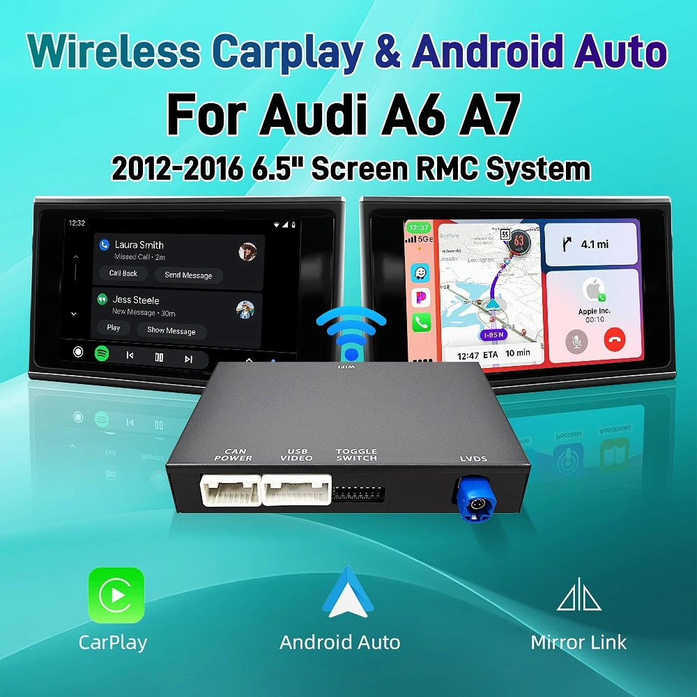 ANYFAR Wireless CarPlay Module For Audi A6 A7 2012-2016 6.5