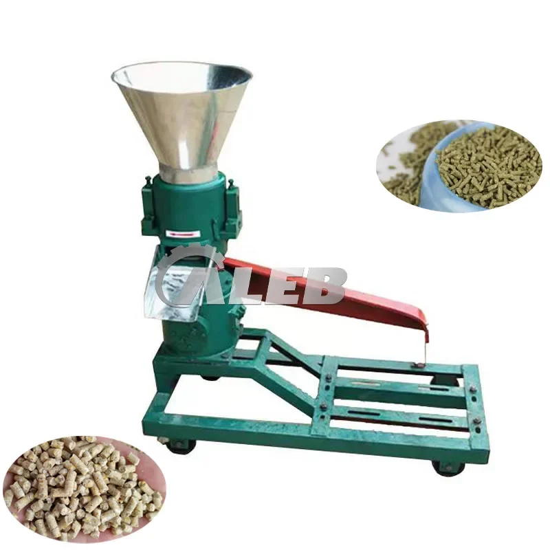 New mechanized granulating machine for pasture Commercial coarse fiber feed processing machine Small electric granulator