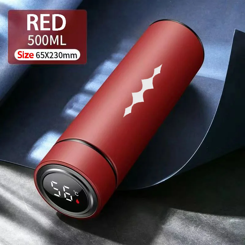 For BYD Formula Leopard SUPER 5 SUPER 8 SUPER 3 9 500ML Temperature Display Thermos Cup Stainless Steel Divided Thermos Bottle
