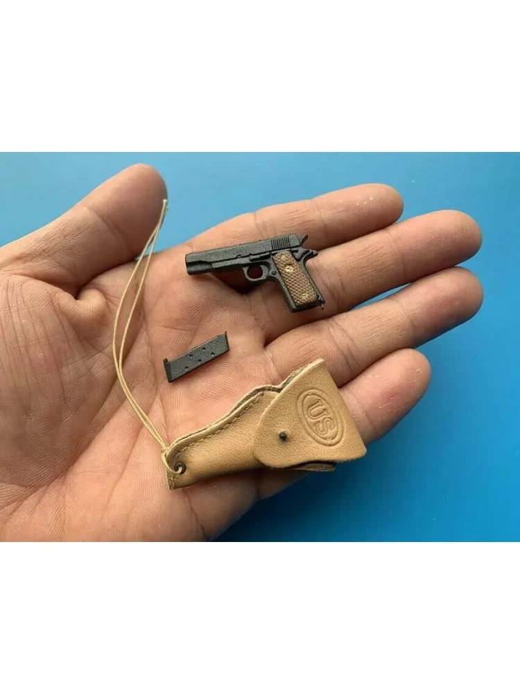 

zqn 1/6th WWII US Army M1911 Pistol& Genuine Leather Holster for 12''