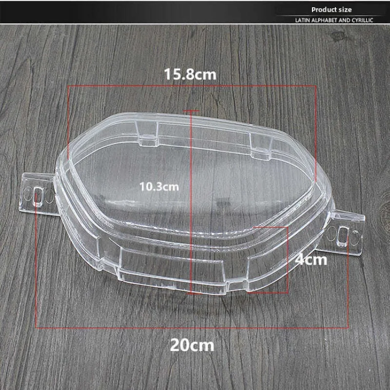 غطاء زجاجي لأداة الدراجة النارية TBT110، غلاف مقياس الأميال، غلاف بلاستيكي، مناسب لغطاء أداة تويوتا هوندا. #6
