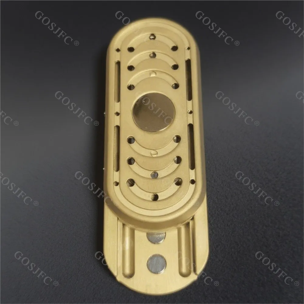 ZDEDC Dubbele Wiel Stemvork Storm Titanium Fidget Slider Stress Relief Speelgoed Ratel Fidget Spinner Voor Volwassenen