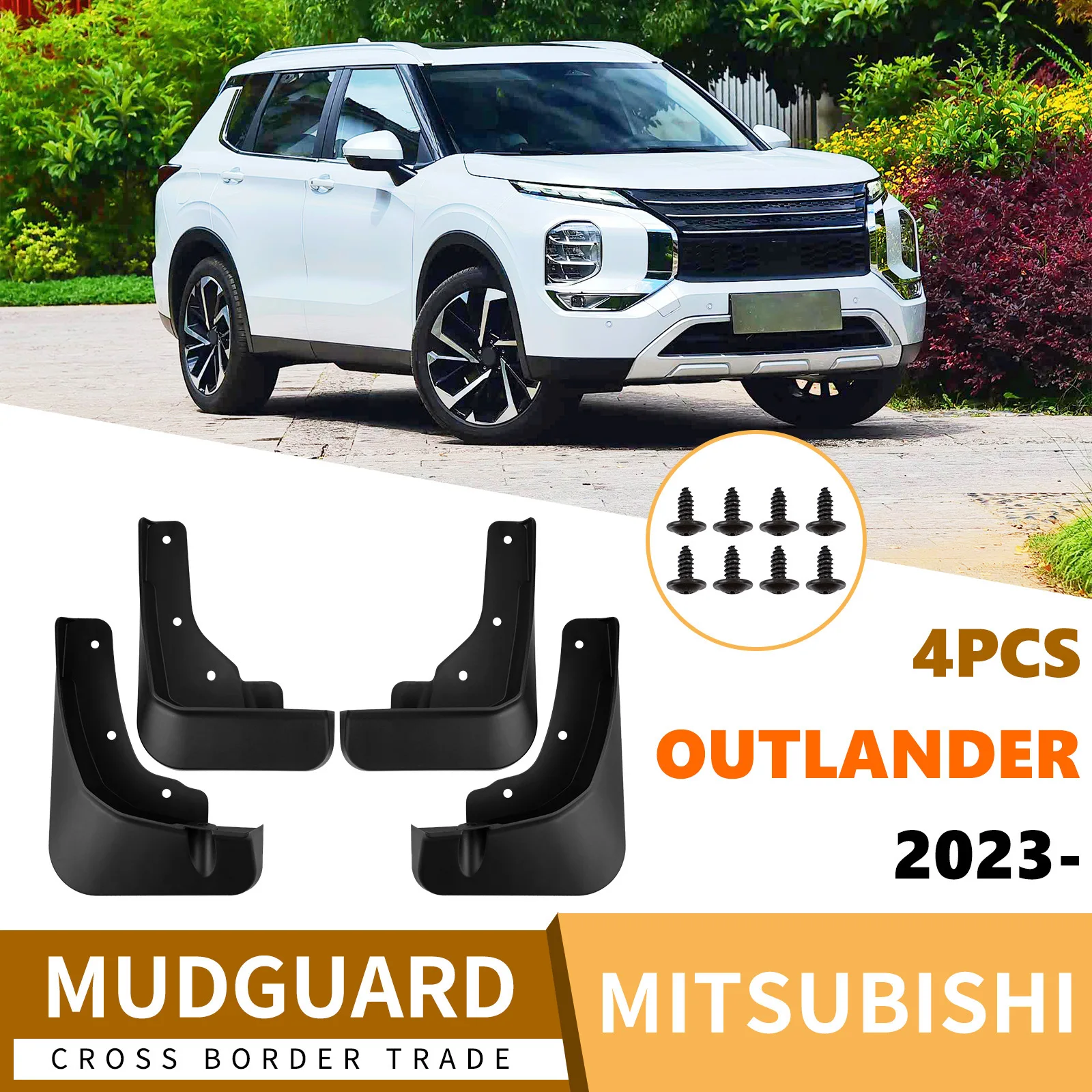 For Mitsubishi Outlander 2023-2026 car fender fender skin mud flaps fender flares car accessories