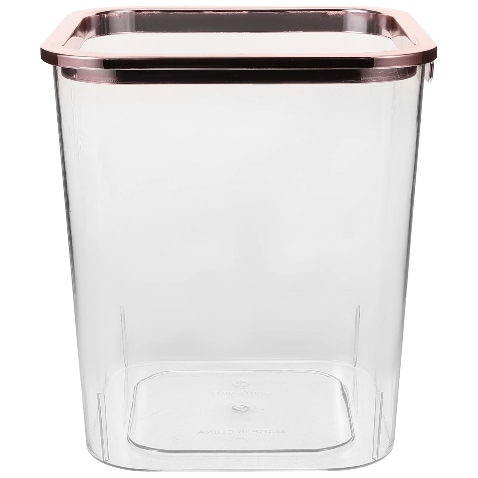 

Creative Trash Can Large Clear Garbage Square Wastebasket Home Cans Small Bathroom Desktop PET Practical Housewarming