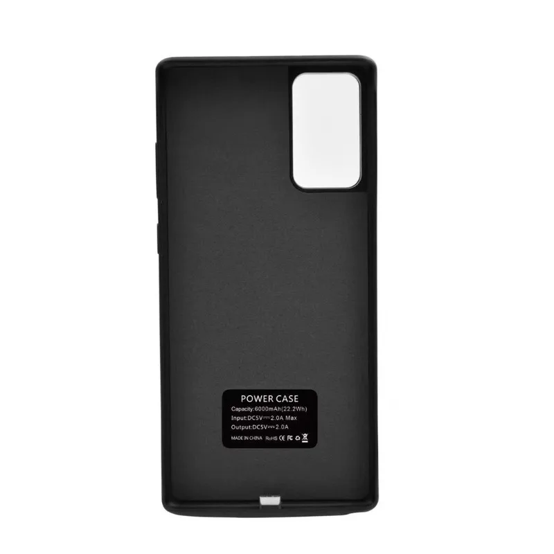 5000/6000mAh for Samsung Note10/Note10plus Back Clip Battery Phone Case Mobile Power Bank