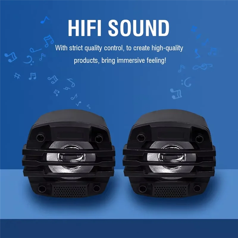 Sistema de sonido Bluetooth con bocinas duales y carga USB para manillares de motocicleta e-bike