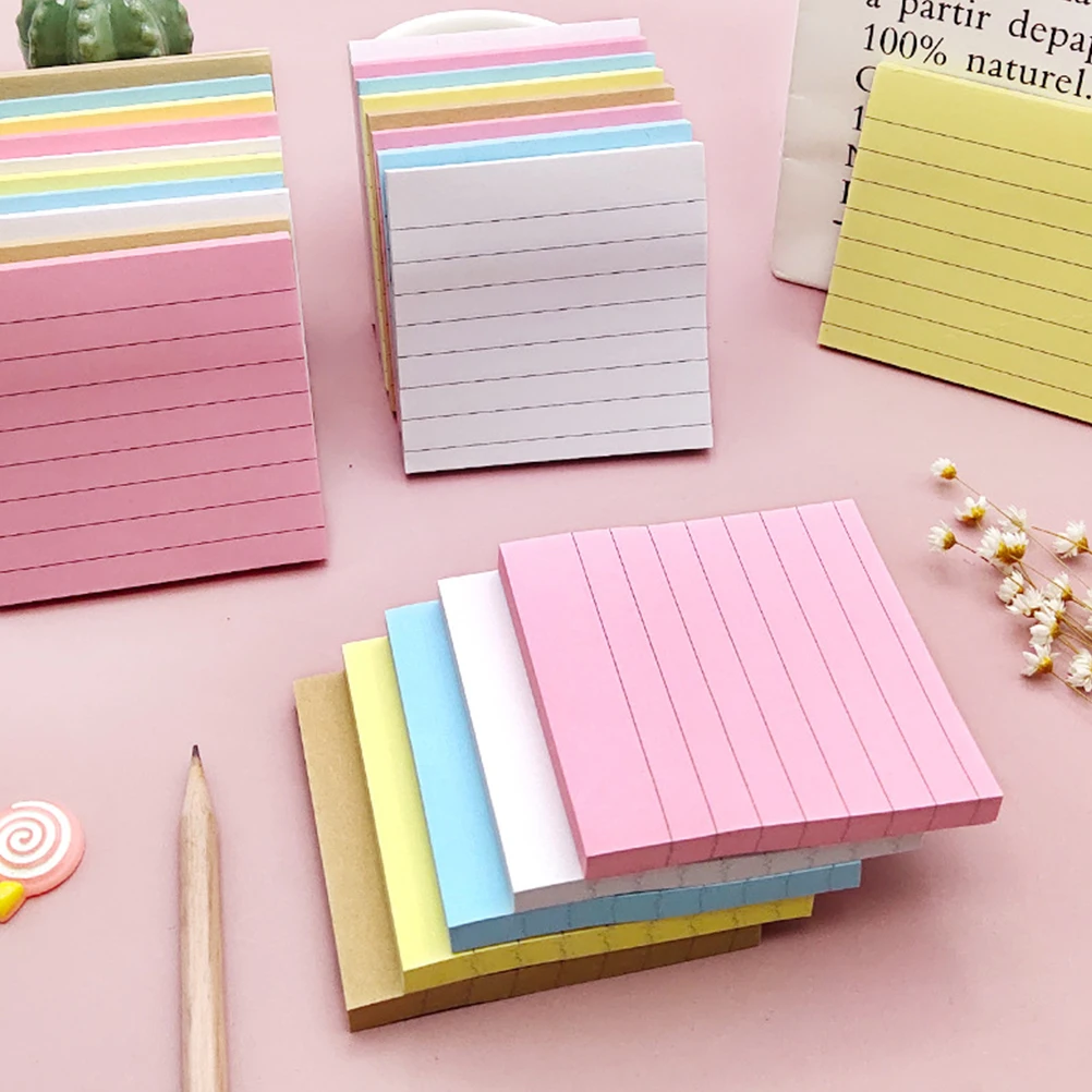

10pcs Notepad Thickened Paper Memo Pads Smooth Writing Long Lasting Decorative Sticker Notes for Students Office