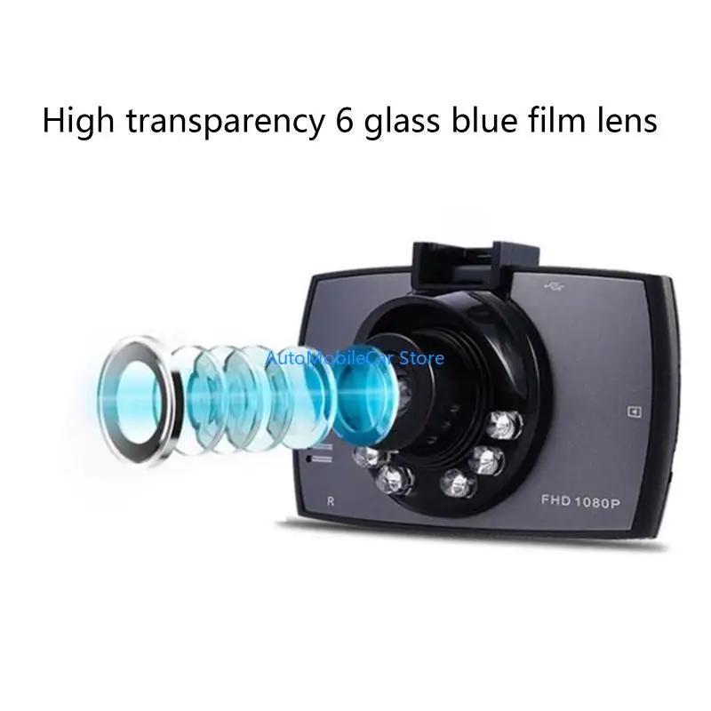 سيارة G8TE DASH-CAM لكاميرا شاشة تعمل باللمس القيادة فيديو القيادة مسجل وقوف السيارات موني