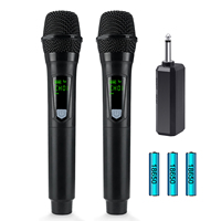 Rechargable Wireless Microphone Dynamic Microphone Handheld Mic Micphone For Party Karaoke Professional Church Show Meeting