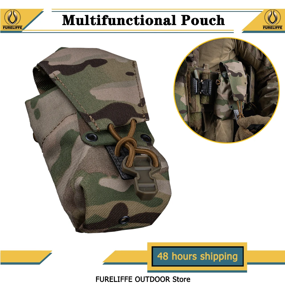 

Multi-Purpose Tactical Pouch Walkie Talkie Holder Radio Pouch Hunting Airsoft Interphone Hanging Bag Radio Monitor Phone Package