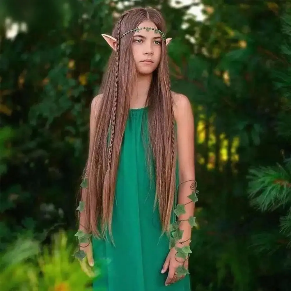 New Handmade Ivy Costume Woodland Elf Bracelets Simulation Adjustable Forest Elf Bracelet DIY Vine Bracelet Shooting Props
