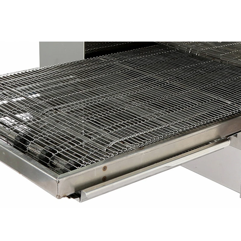 NP-10อบพิซซ่าแบบอัตโนมัติแสดงผลแบบดิจิตอลเตาอบพิซซ่าแบบโซ่เตาอบเชิงพาณิชย์