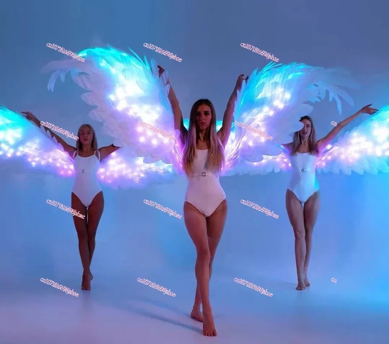 Dance Costume Design, Bar Nightclub Commercial Atmospheric Dance Wings, High-altitude Angel Wings Performance