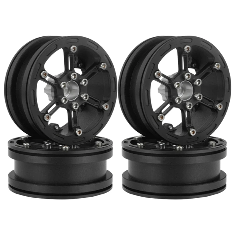 

56G Light Weight 2.2 Metal Beadlock Wheel Rim Hub For 1/10 RC Crawler Car Axial SCX10 Wraith Capra RR10 Traxxas TRX4