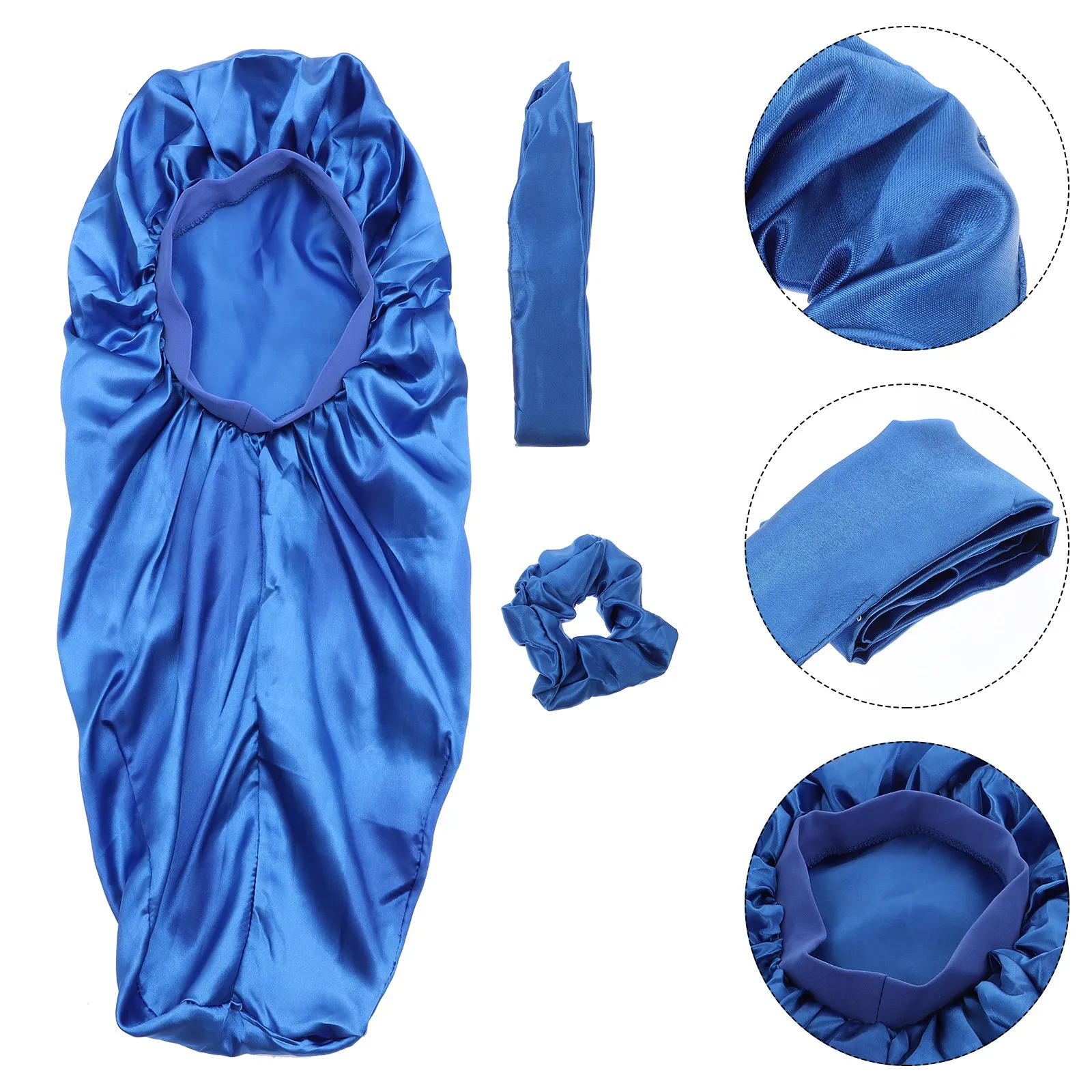 

3 pcs Household Band Tube Sleep Cap Wet Towel Wrap For Women Thick Hair Rope Household Head Decoration Hair Care Tool