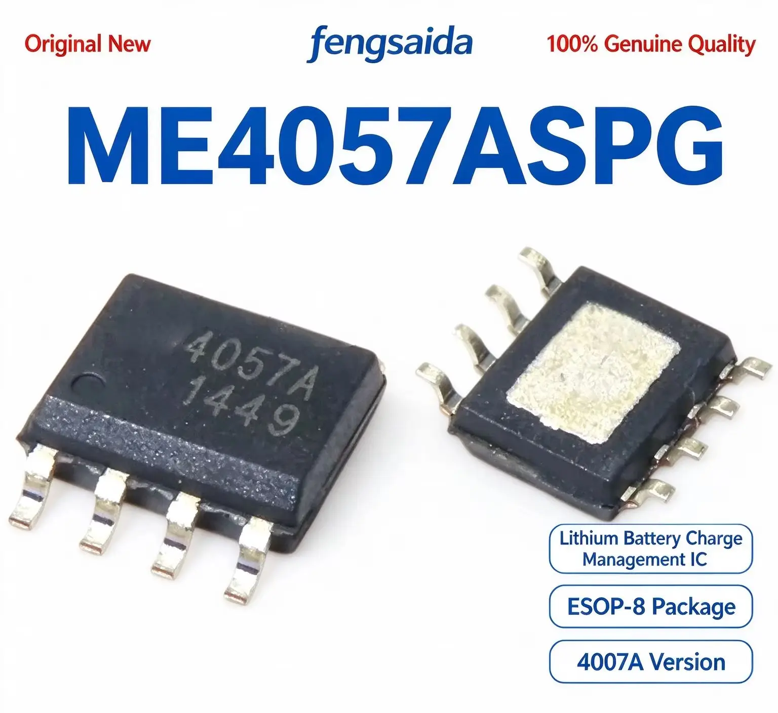 10Pcs ME4057ASPG ME4057A 4057A SOP-8 power management chip IC In Stock Wholesale